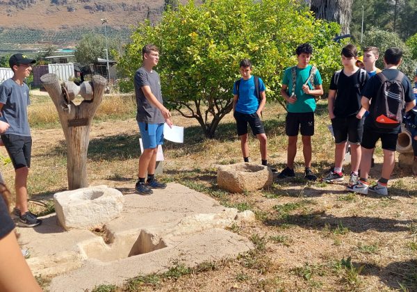פעילות תנ”כית בחווה החקלאית