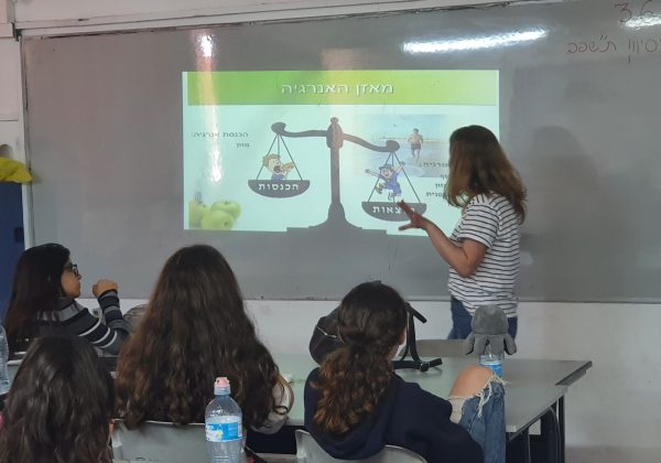 הרצאה בנושא דימוי גוף לכיתה ז4