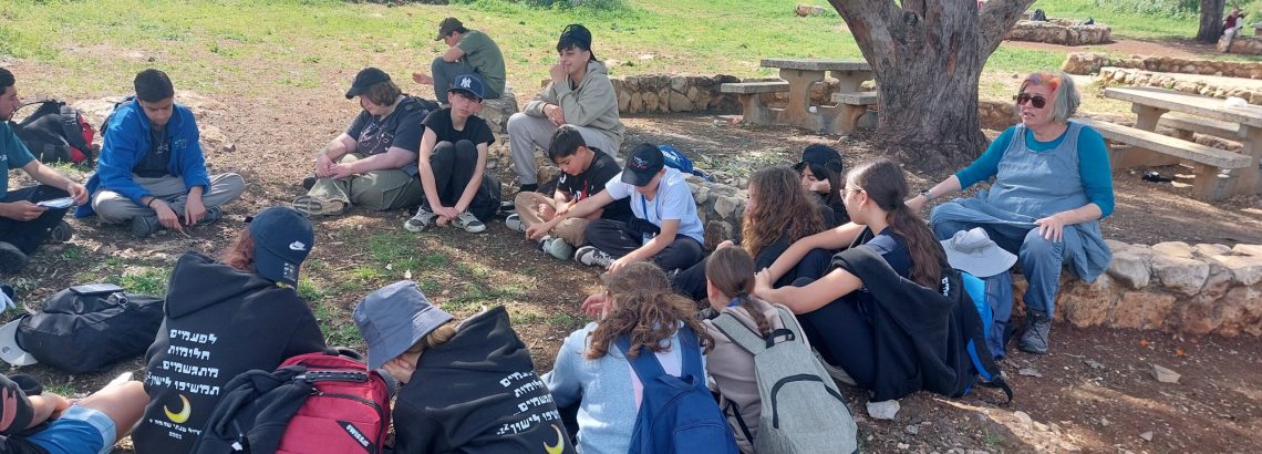 תלמידי שכבה ז’ טיילו בגלבוע
