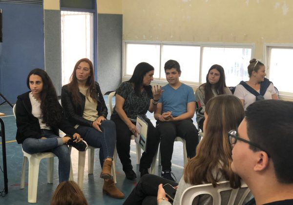 הנהגת התלמידים ביום הכשרה של “אורט בריא” של אורטוב