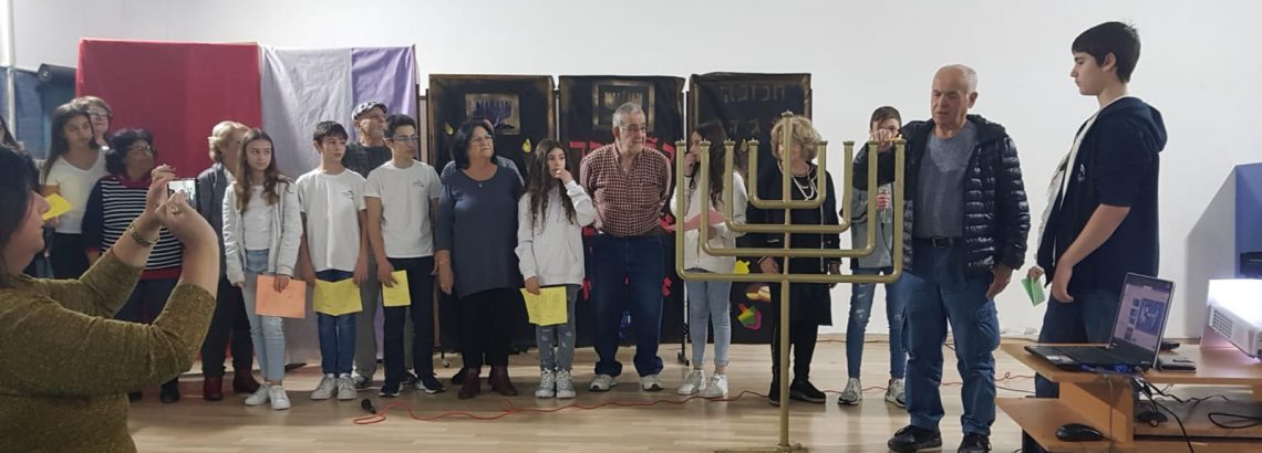 פעילות לכבוד חג החנוכה בשכבת ז’