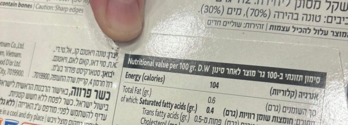 אתגרי התזונה