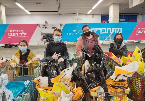 שום סגר לא יעצור את תלמידי י’3 מלהתנדב!