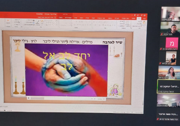 קבלת שבת בשכבה ט’